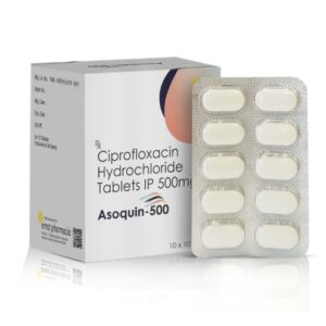 Ciprofloxacin Hydrochloride Tablets IP 500 mg
