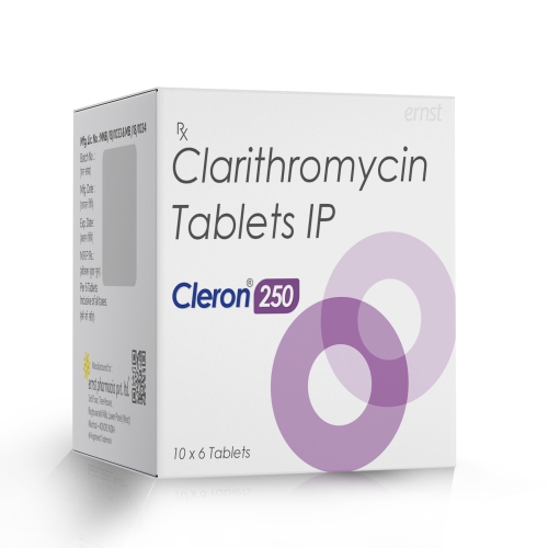 Clarithromycin Tablets IP 250 MG – CLERON 250 Tablets