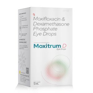 Ernst Pharmacia - MOXITRUM D Eye Drops - Moxifloxacin & Dexamethasone Eye Drops