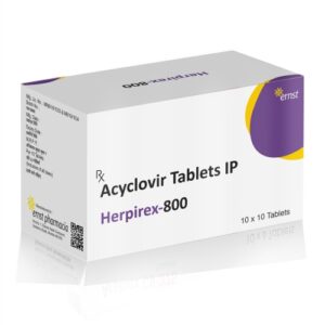 Acyclovir Tablets IP 800MG - Ernst Pharmacia