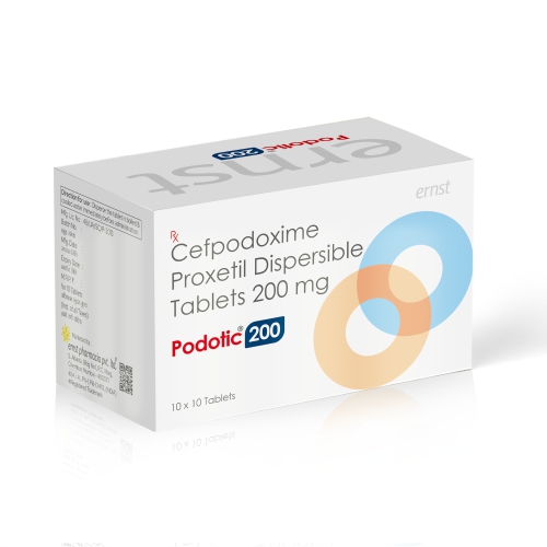 Cefpodoxime Proxetil Tablets IP – PODOTIC 200 Tablets