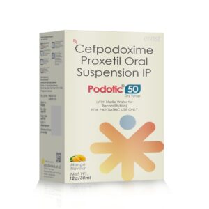 Cefpodoxime Proxetil Oral Suspension IP - PODOTIC 50 - Ernst Pharmacia