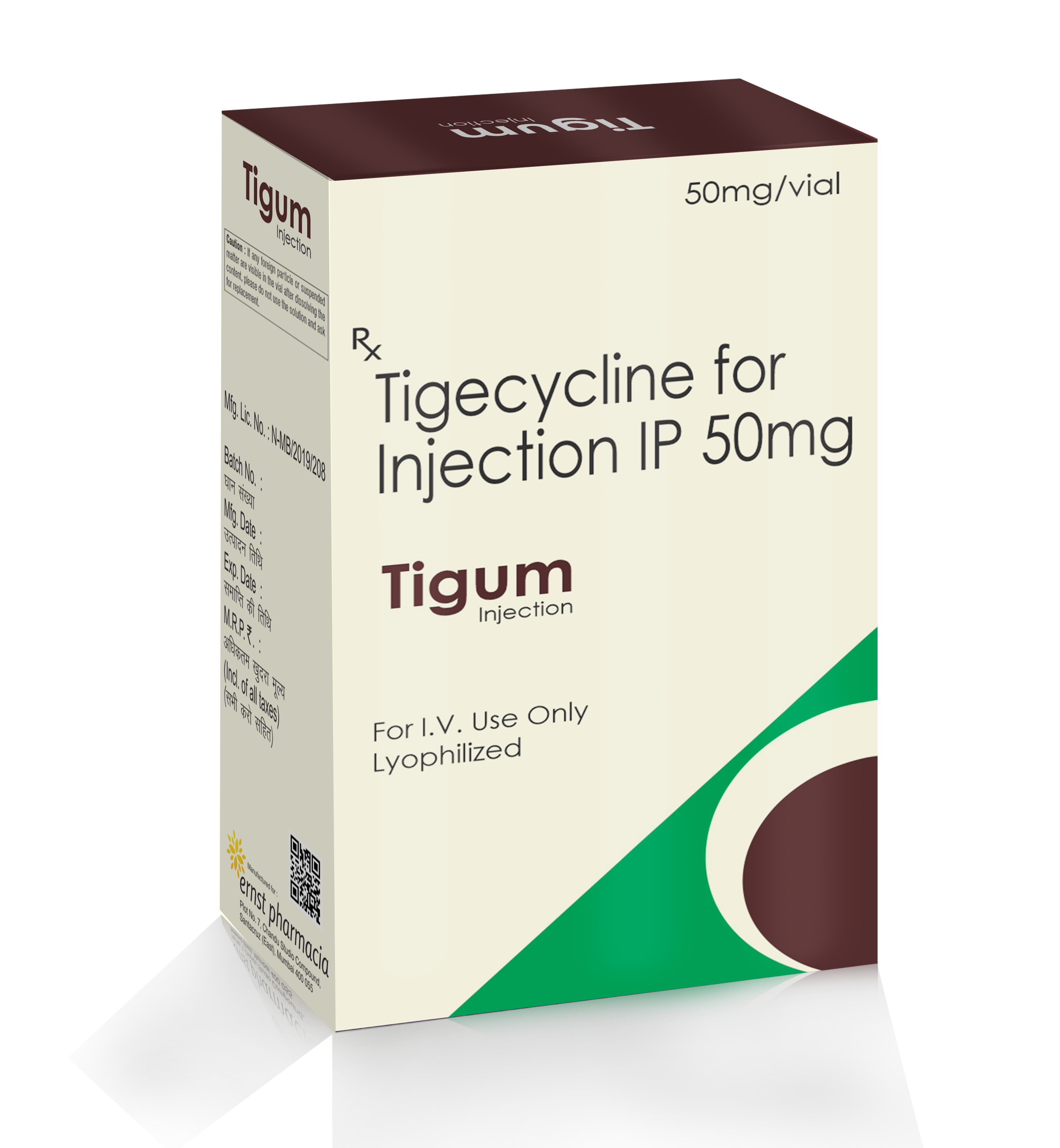Tigecycline Injection IP 50 MG – TIGUM Injection