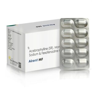 Acebrophylline SR, Montelukast Sodium & Fexofenadine Hydrochloride Tablets - AIRENT MF