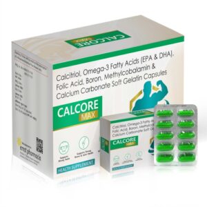 Calcitrol, Omega 3 fatty Acid (EPA & DHA)Folic Acid, Methylcobalamin & Calcium Carbonate Soft Gelatin Capsules