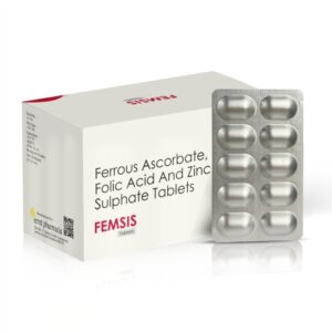 Ferrous Ascorbate Folic Acid & Zinc Sulphate Tablets