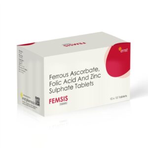 Ferrous Ascorbate Folic Acid & Zinc Sulphate Tablets