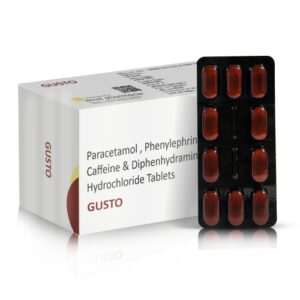 Paracetamol, Phenylephrine HCl, Caffeine & Diphenhydramine Hydrochloride Tablets