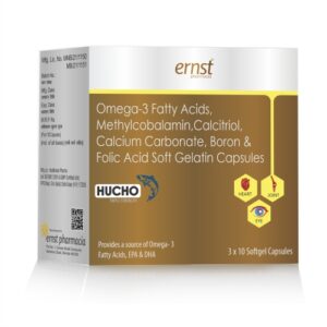 Omega-3 fatty Acids Methylcobalamin Calcitriol Calcium Carbonate Boron & Folic Acid Soft Geltain Capsules