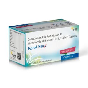 Coral Calcium Folic Acid Vitamin B6 Methylcobalamin Vitamin D6 Soft Geltain Capsules