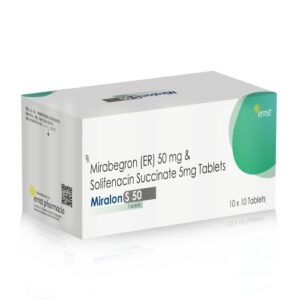 Mirabegron(ER) 50 MG & Solifenacin 5 MG Tablets