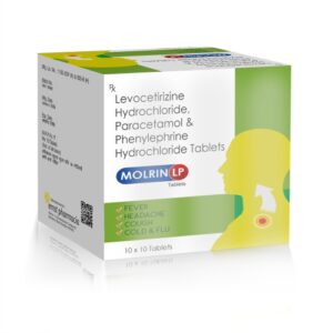 Levocetirizine Hydrochloride, Paracetamol & Phenylephrine Hydrochloride Tablets