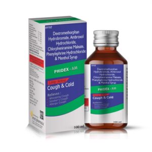 Dextromethorphan Hydrobromide Ambroxol Hydrochloride Chlorpheniramine Maleate Phenylephrine Hydrochloride & Menthol Syrup - PHIDEX AM