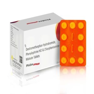 Dextromethorphan Hydrobromide, Phenylephrine HCL & Chlorpheniramine Maleate Tablets - PHIDEX