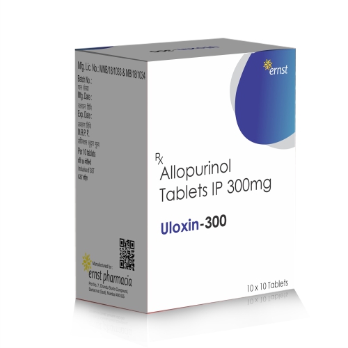 Allopurinol Tablets IP 300MG – ULOXIN 300 Tablets