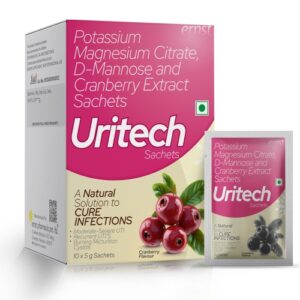 Potassium Magnesium Citrate D-Mannose & Cranberry Extract Sachets
