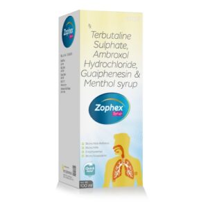 Terbutaline Sulphate, Ambroxol Hydrochloride, Guaiphenesin & Menthol Syrup