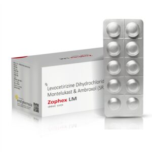 Levocetirizine Dihydrochloride, Montelukast & Ambroxol (SR) Tablets - ZOPHEX LM