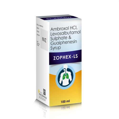 Ambroxol Hydrochloride, Levosalbutamol Sulphate & Guaiphenesin Syrup 100 Ml – ZOPHEX LS 100