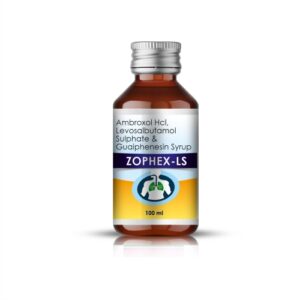 Ambroxol Hydrochloride, Levosalbutamol Sulphate & Guaiphenesin Syrup 100 Ml - ZOPHEX LS 100
