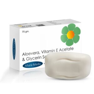 Alovera Vitamin E Acetate & Glycerin Soap