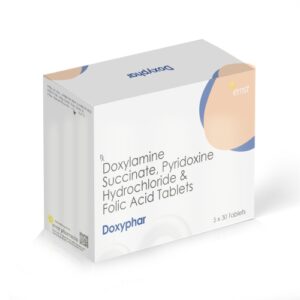 Doxylamine Succinate Pyridoxine Hydrochloride & Folic Acid Tablets
