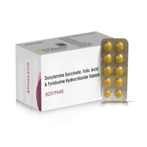 Doxylamine Succinate Pyridoxine Hydrochloride & Folic Acid Tablets