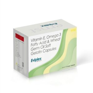 Vitamin Wheat Germ Oil & Omega 3 Fatty Acid Soft Geltin Capsules