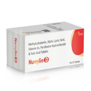 Methylcobalamin 1500 mcg, Alpha Lipoic Acid 100mg , Pyridoxine 3mg, Folic Acid1.5mg (DRUG) - Ernst Pharmacia