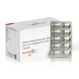 Methylcobalamin 750 MCG, Pregabalin 75 MG, Alpha Lipoic Acid 100MG , Pyridoxine 3MG, Folic Acid 1.5MG