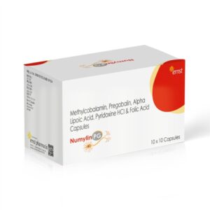 Methylcobalamin 750 MCG, Pregabalin 75 MG, Alpha Lipoic Acid 100MG , Pyridoxine 3MG, Folic Acid 1.5MG