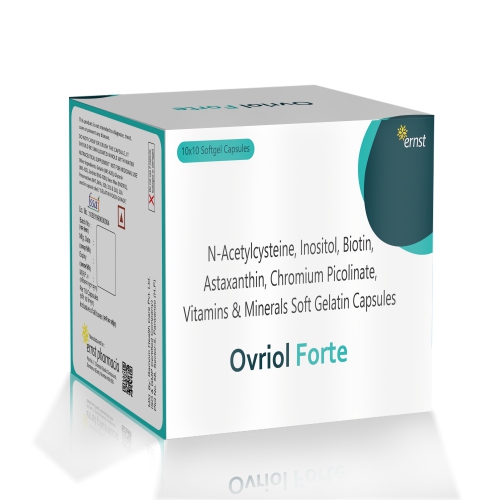 N-Acetylcysteine Inositol Biotin Astaxanthin Chromium Picolinate Vitamin & Minerals Soft Gelatin Capsules – OVRIOL FORTE