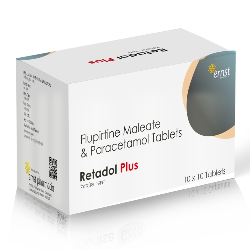 Flupirtine Maleate & Paracetamol Tablets – RETADOL PLUS Tablets