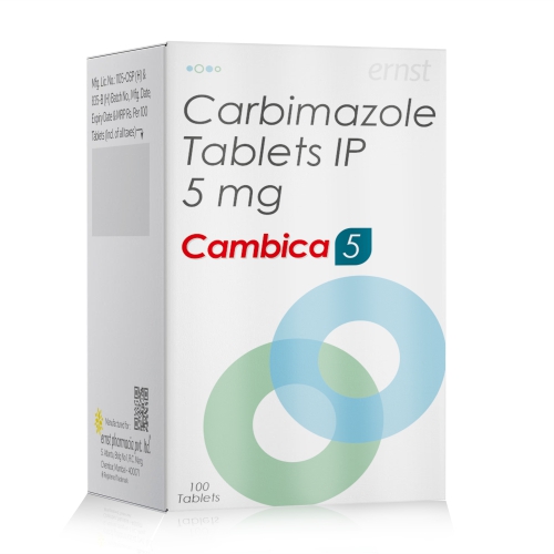 Carbimazole Tablets IP 5 Mg – CAMBICA 5 Tablets