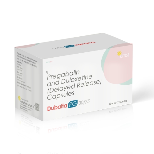 Pregabalin 75Mg & Duloxetine 30Mg Capsules –  DUBALTA PG 30/75 Capsules
