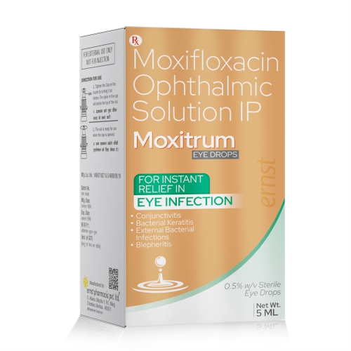 Moxifloxacin Ophthalmic Solution IP 0.5 – MOXITRUM Eye Drops