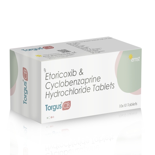 Etoricoxib & Cyclobenaprine Hydrochloride Tablets – TORGUS CB Tablets