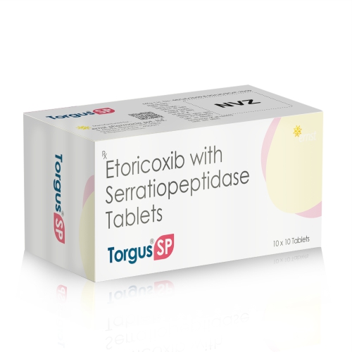 Etoricoxib & Serratiopeptidase Tablets – TORGUS SP Tablets