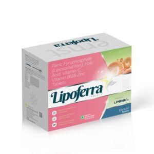 Ferric Pyrophosphate (Liposomal Iron) Folic Vitamin C, Vitamin B12 & Zinc Tablets - Ernst Pharmacia