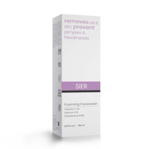 SIER Foaming Face Wash Vitamin C 2% Vitamin E 1% & Glutathione 0.10%