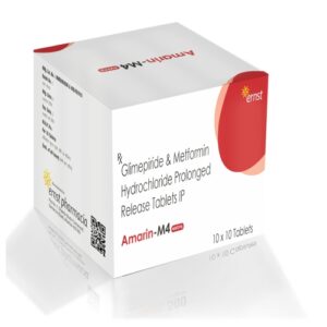 Glimepiride & Metformin HCL Prolonged Release Tablets IP - Ernst Pharmacia