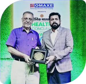 Awarded by Dr. Balbir Singh, Minister of Health and Family Welfare of Punjab​