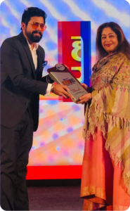 Nikhil Aggarwal, CEO of & Founder Ernst Pharmacia Awarded by Smt. Kirron Kher​