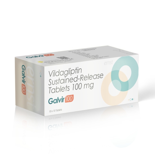 Vildagliptin Sustained Release Tablets 100 Mg – GALVIR 100 Tablets