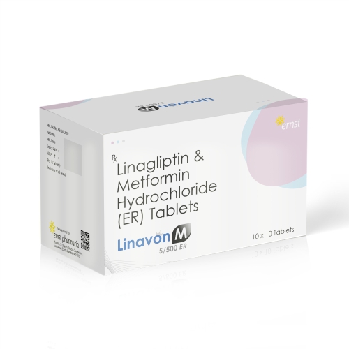 Linagliptin & Metformin Hydrochloride ER Tablets – LINAVON M 5/500 Tablets