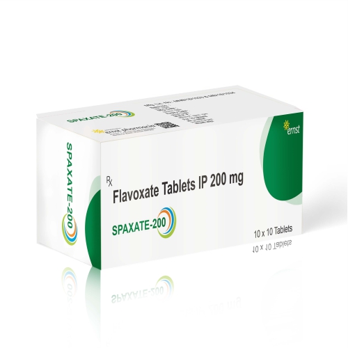 Flavoxate Tablets IP 200 MG – SPAXATE 200 Tablets