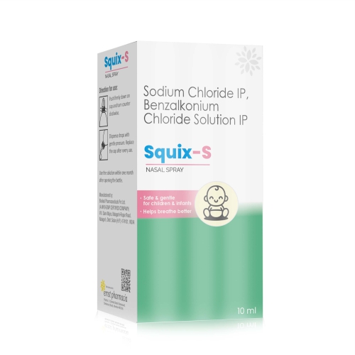 Sodium Chloride & Benzalkonium Chloride Solution – SQUIX S Solution – 10ML