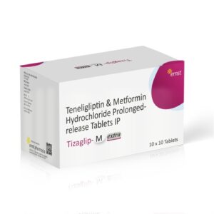 Teneligliptin & Metformin Hydrochloride Prolonged Release Tablets IP - Ernst Pharmacia