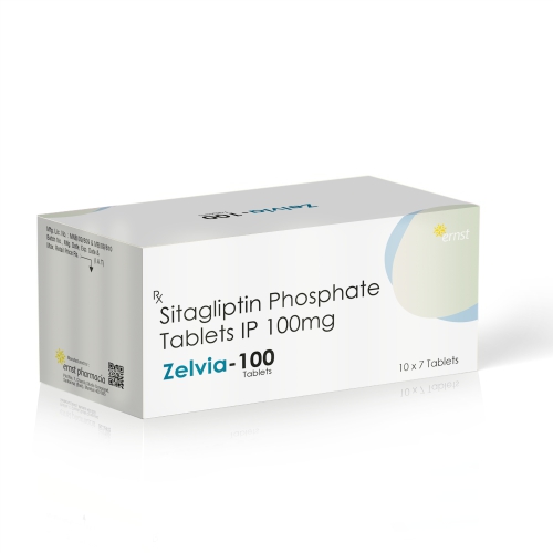 Sitagliptin Phosphate Tablets IP 100Mg – ZELVIA 100 Tablets