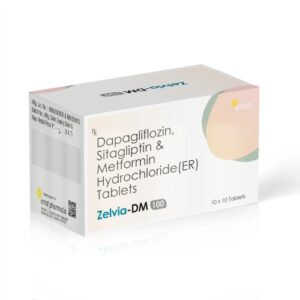 Dapagliflozin, Sitagliptin & Metformin Hydrochloride ER Tablets - Ernst Pharmacia